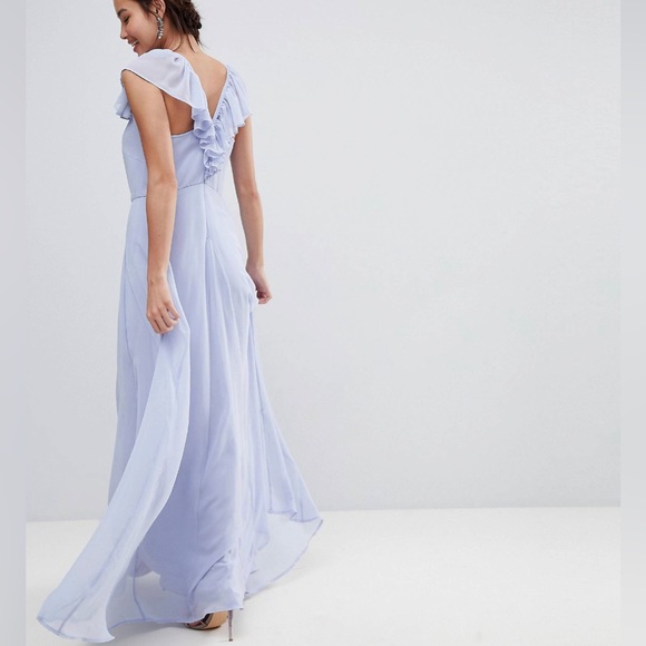 ASOS Maxi Dress with Ruffles - Picture 2 of 6